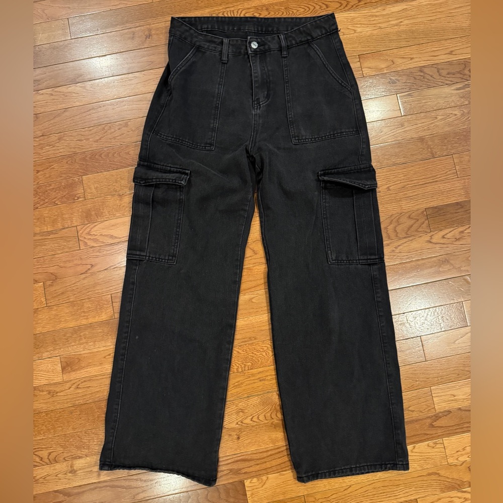 SHEIN Men's Dark Cargo Pants